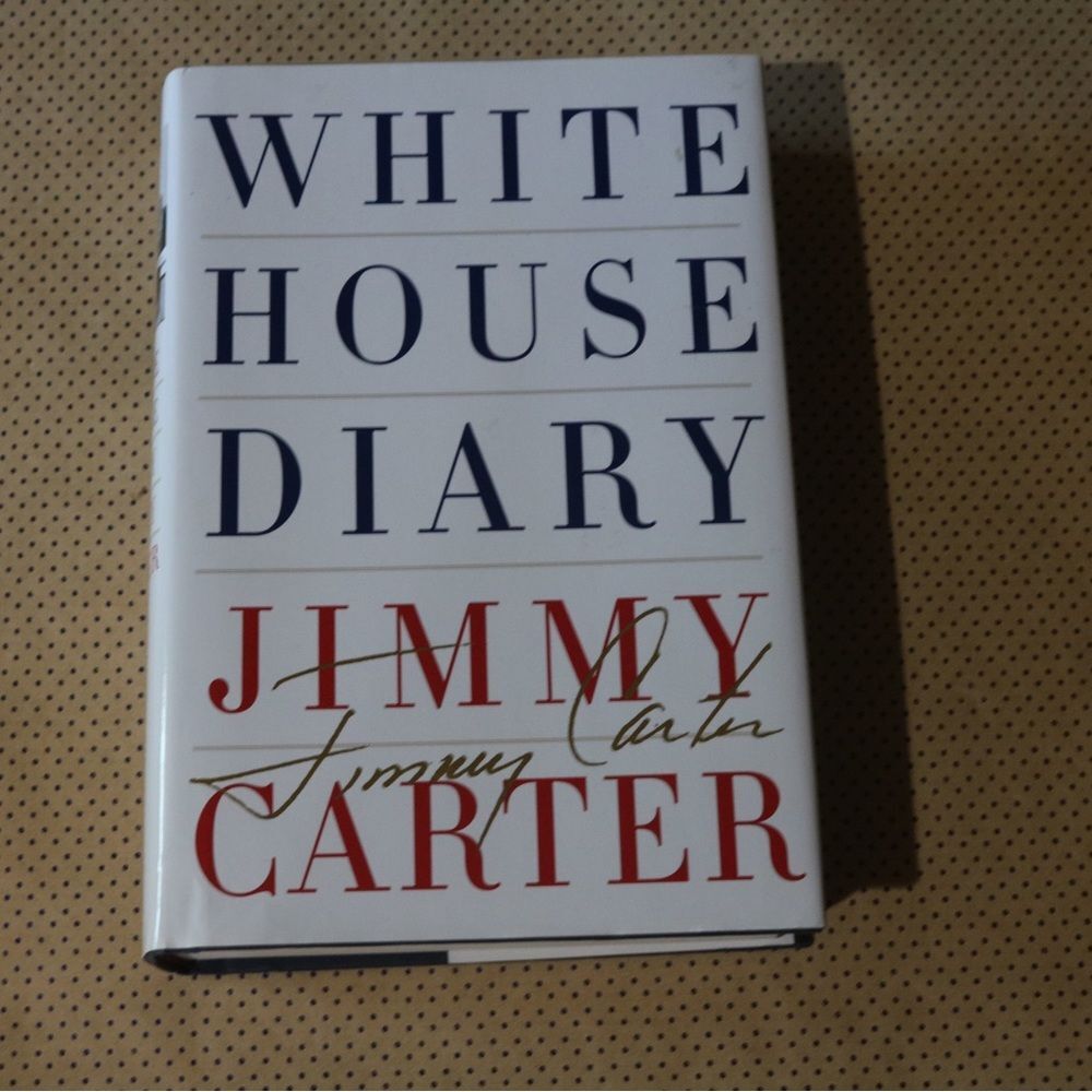 SIGNED Jimmy Carter White House Diary Book